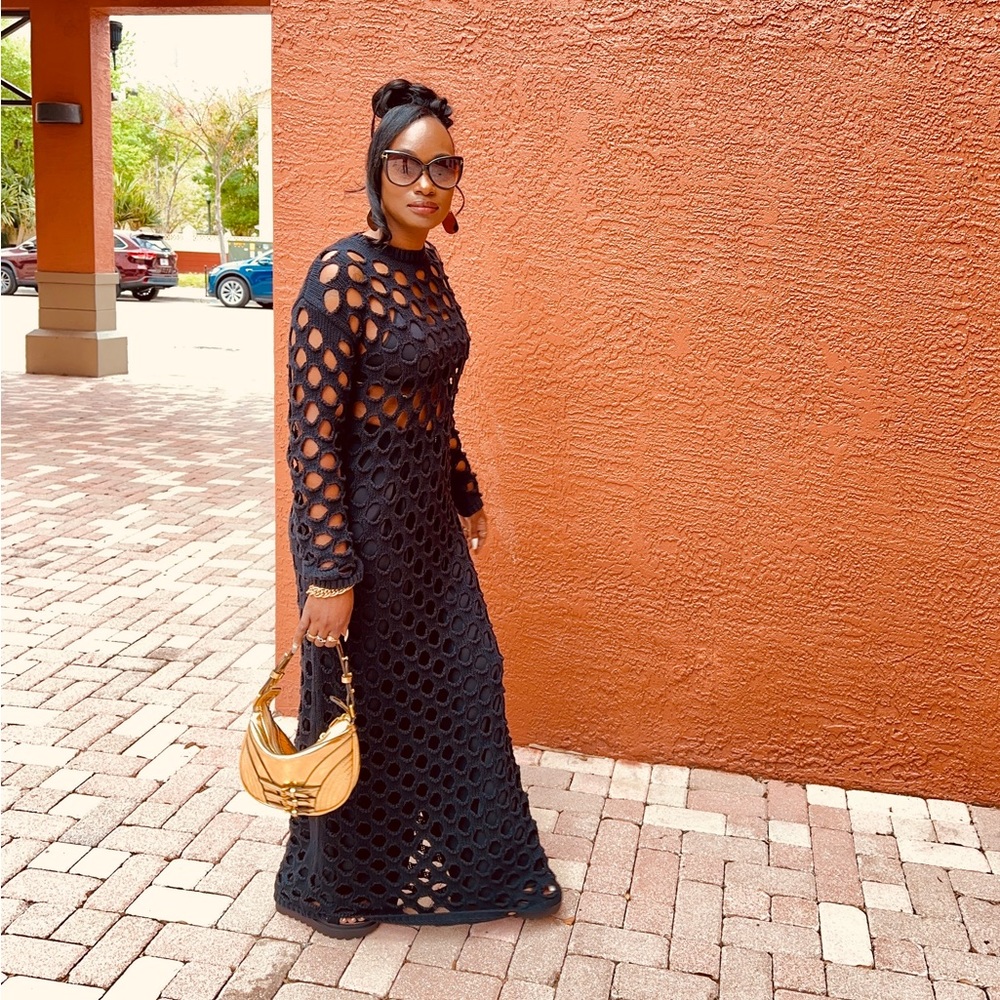 Naked Wardrobe Black Maxi Dress - Picture 7 of 15